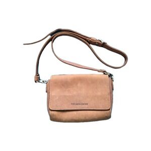 Portland Leather Good Metro Mini Crossbody Purse Tan